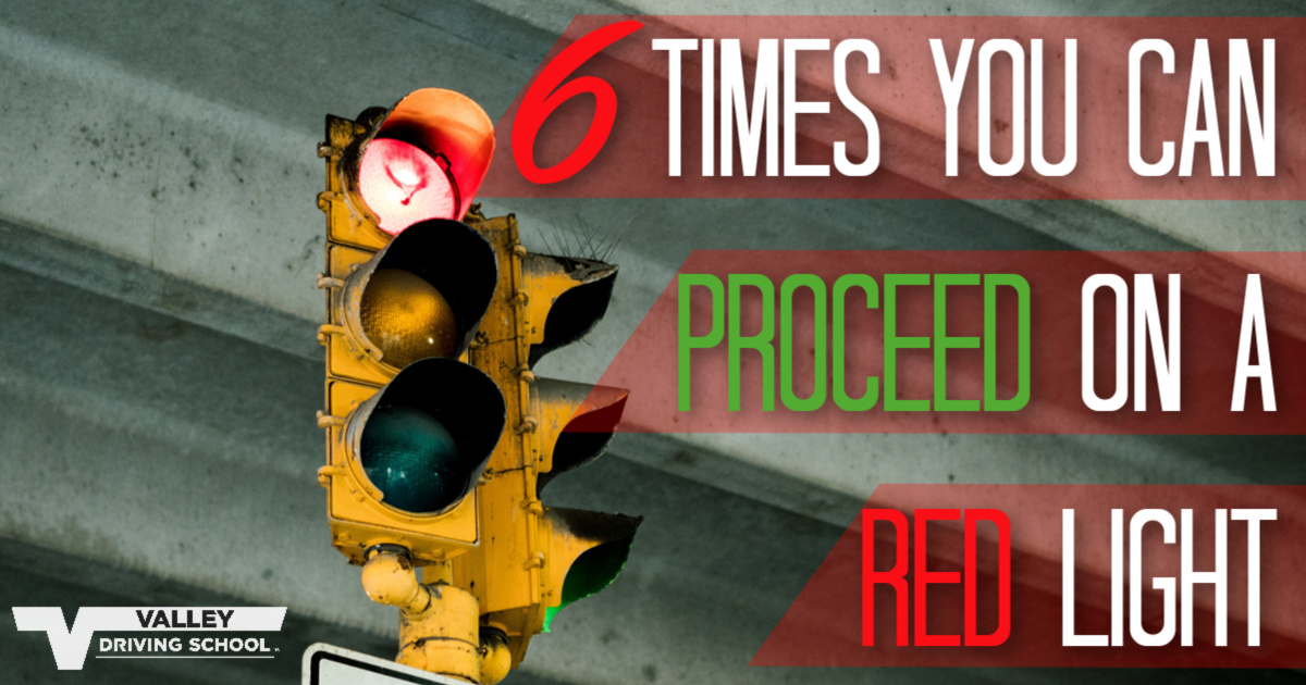 6 Times You Can Proceed On a Red Light