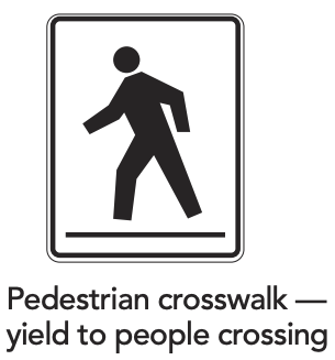 Sharing the road with pedestrians