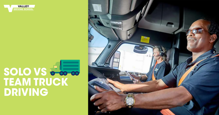 Blog Post Solo vs Team Truck Driving Website