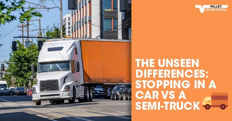 Blog Post The Difference in Stopping With a Car VS a Truck Website