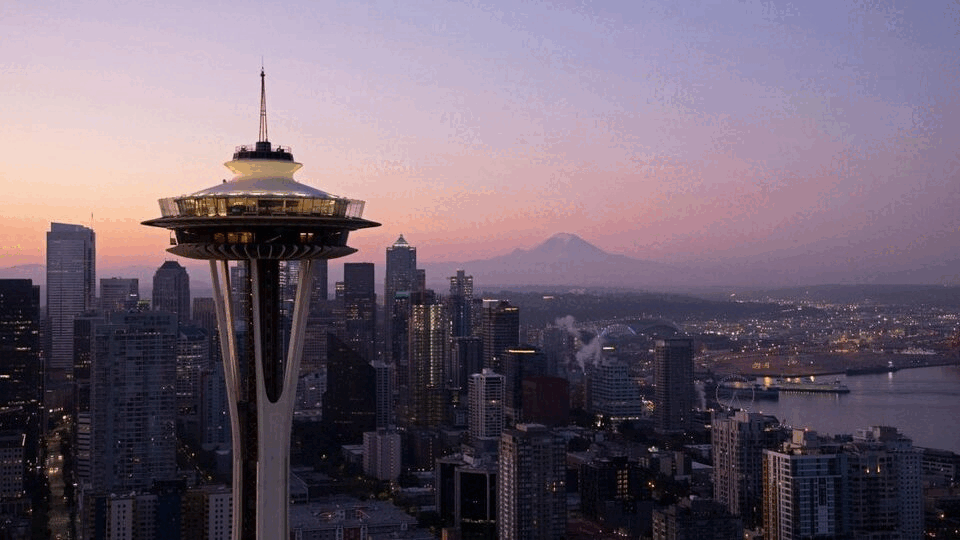 gif of landmarks and spots of interest throughout washington