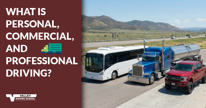 What is Personal Commercial and Professional Driving blog header