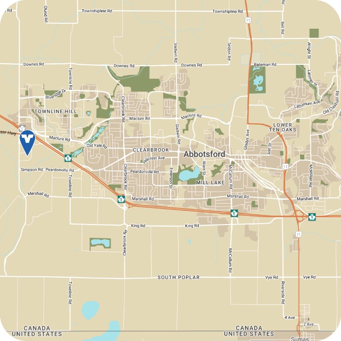 Abbotsford Map