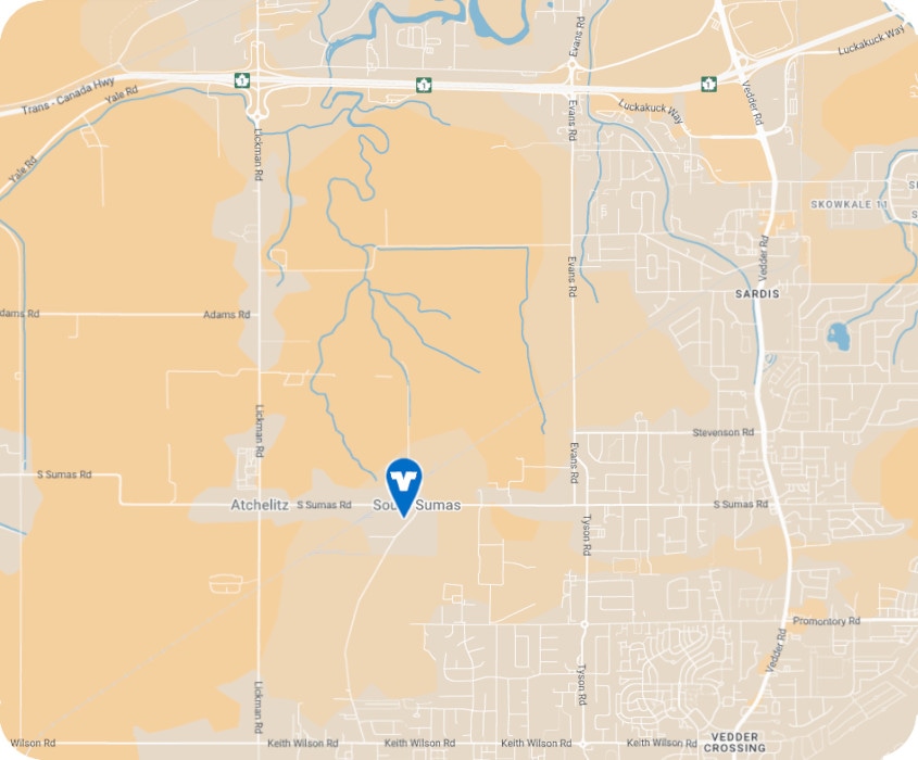Chilliwack Map