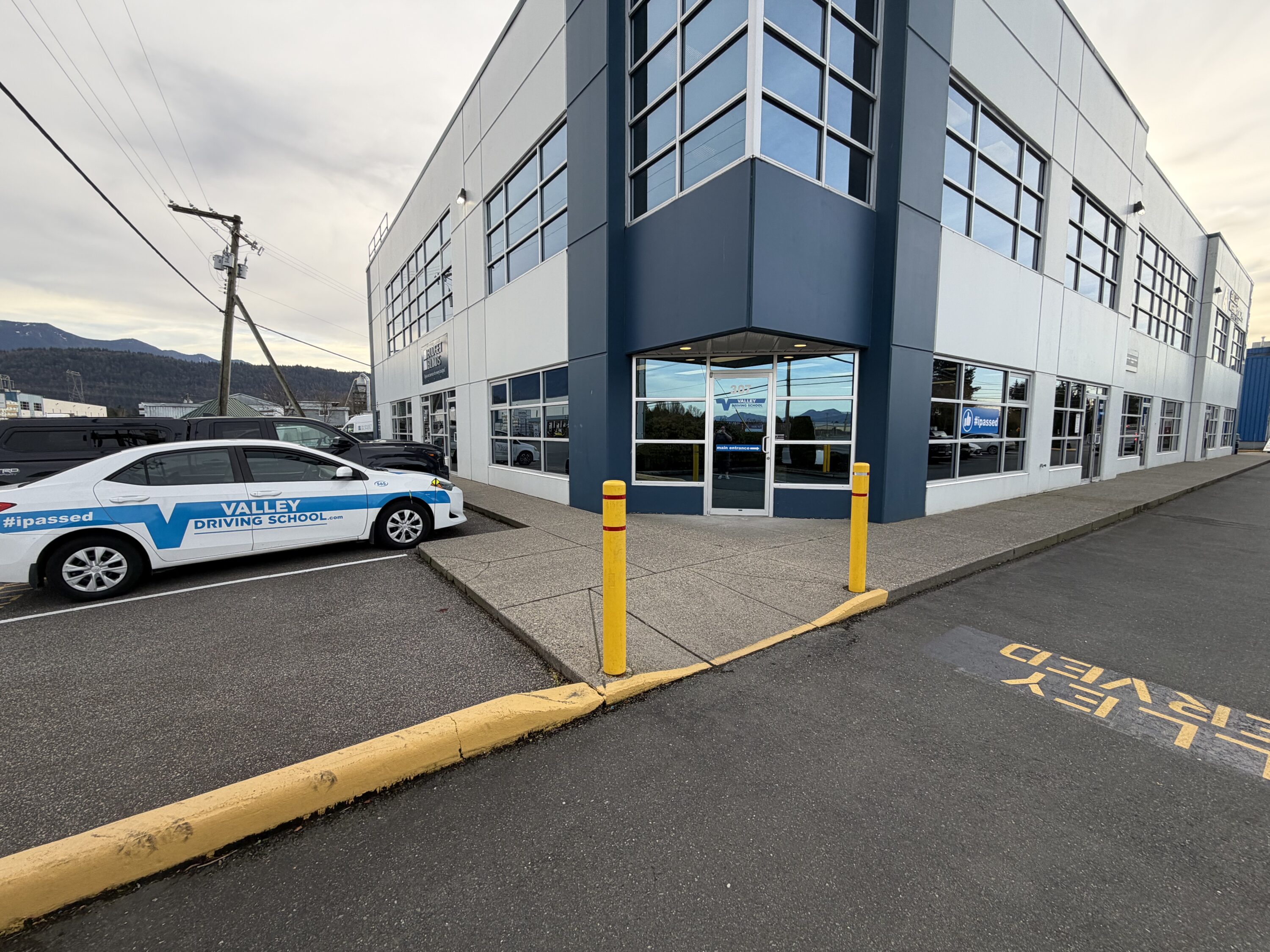 Chilliwack Office Outside Valley Driving School